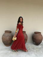 Vestido Toledo - Terracota