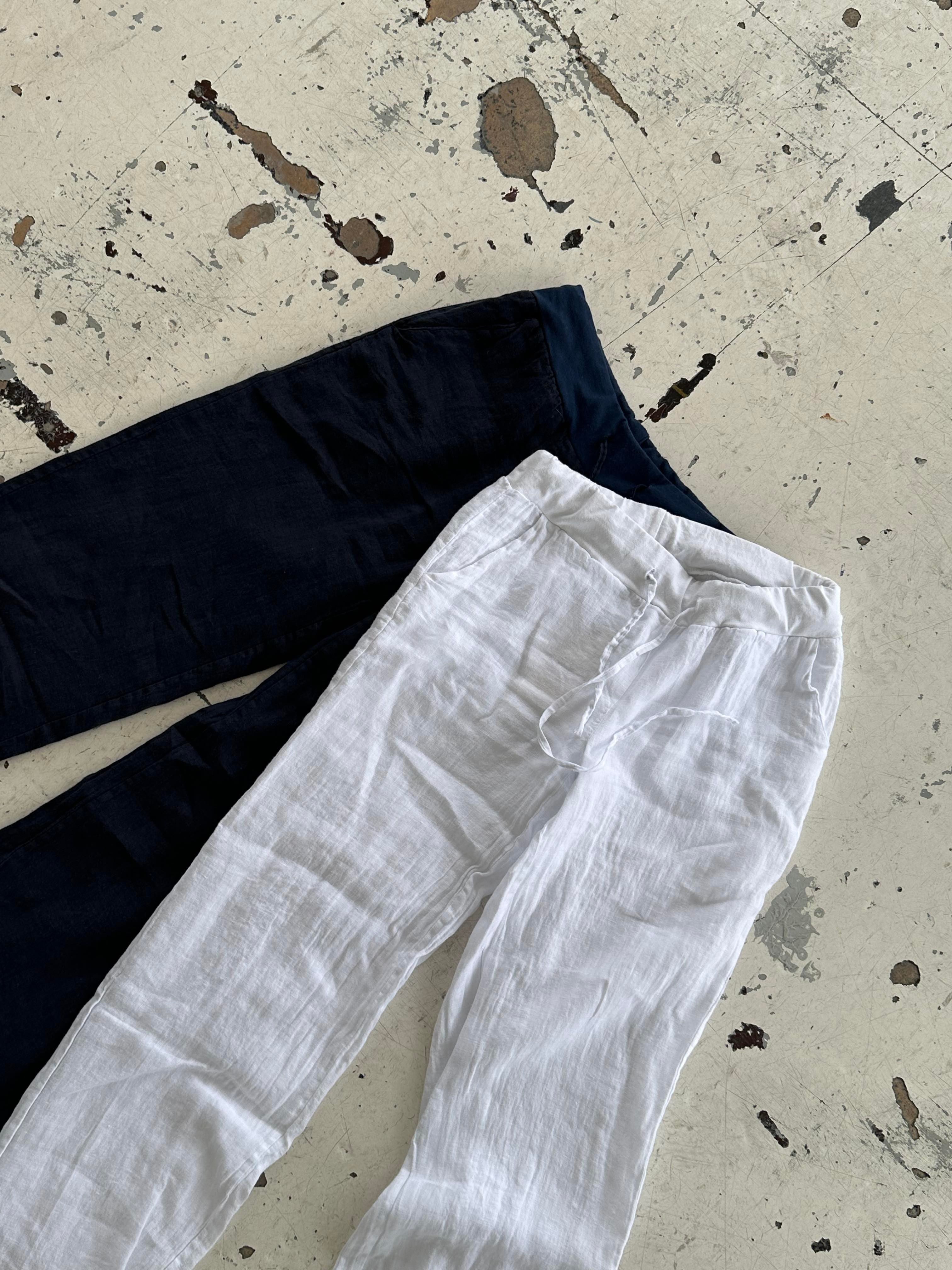 Pantalones de lino - Angela