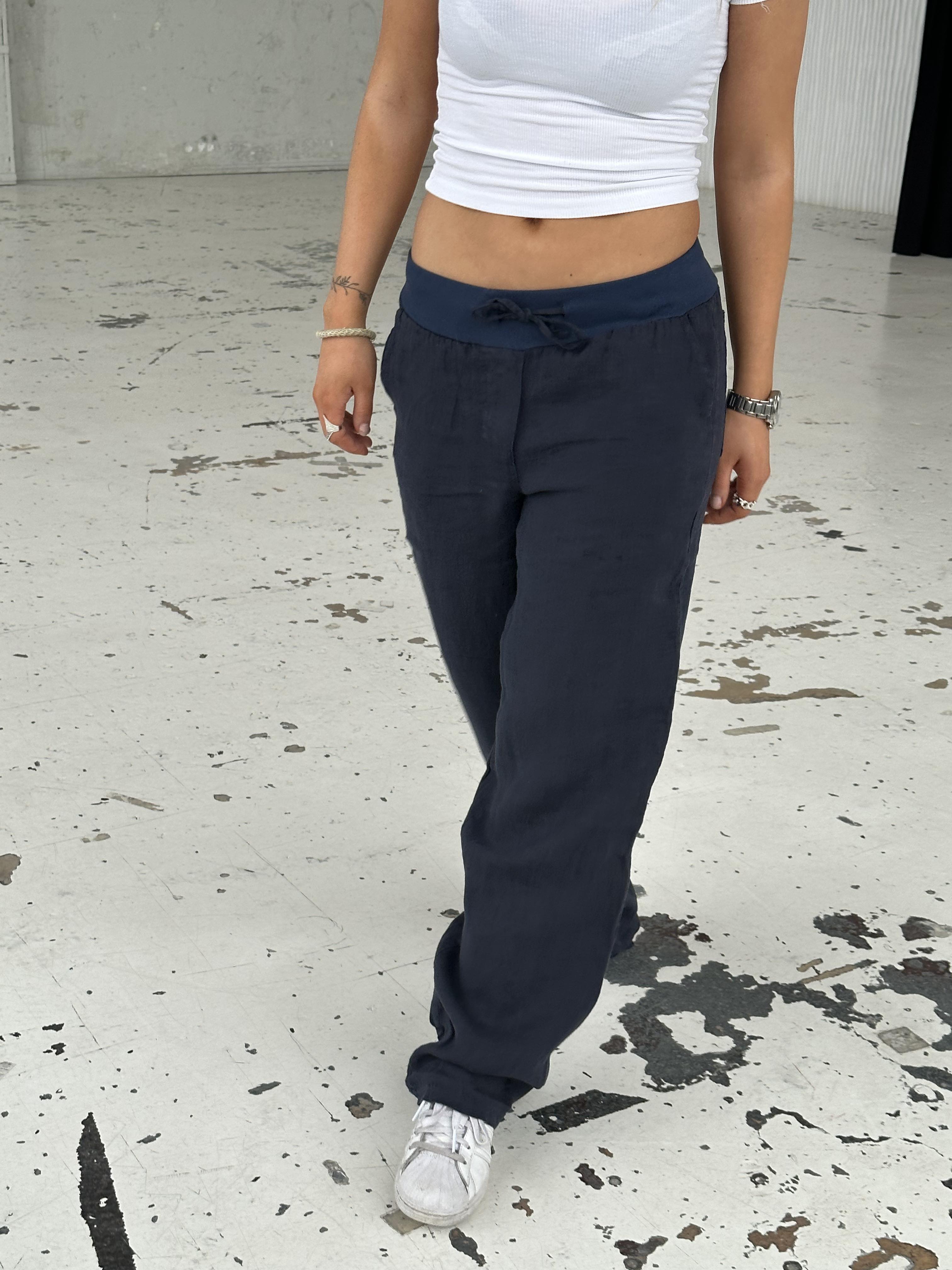 Pantalones de lino - Angela