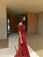 Vestido Toledo - Terracota