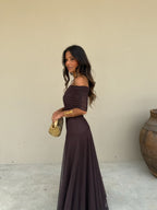 Vestido Toledo - Marrón