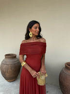 Vestido Toledo - Terracota