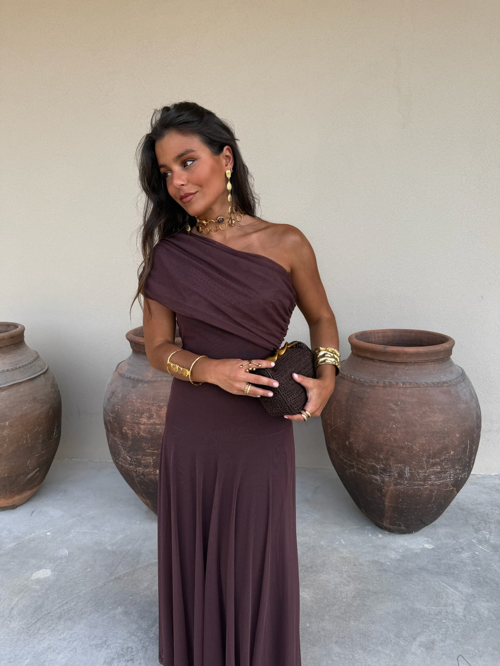 Vestido Toledo - Marrón