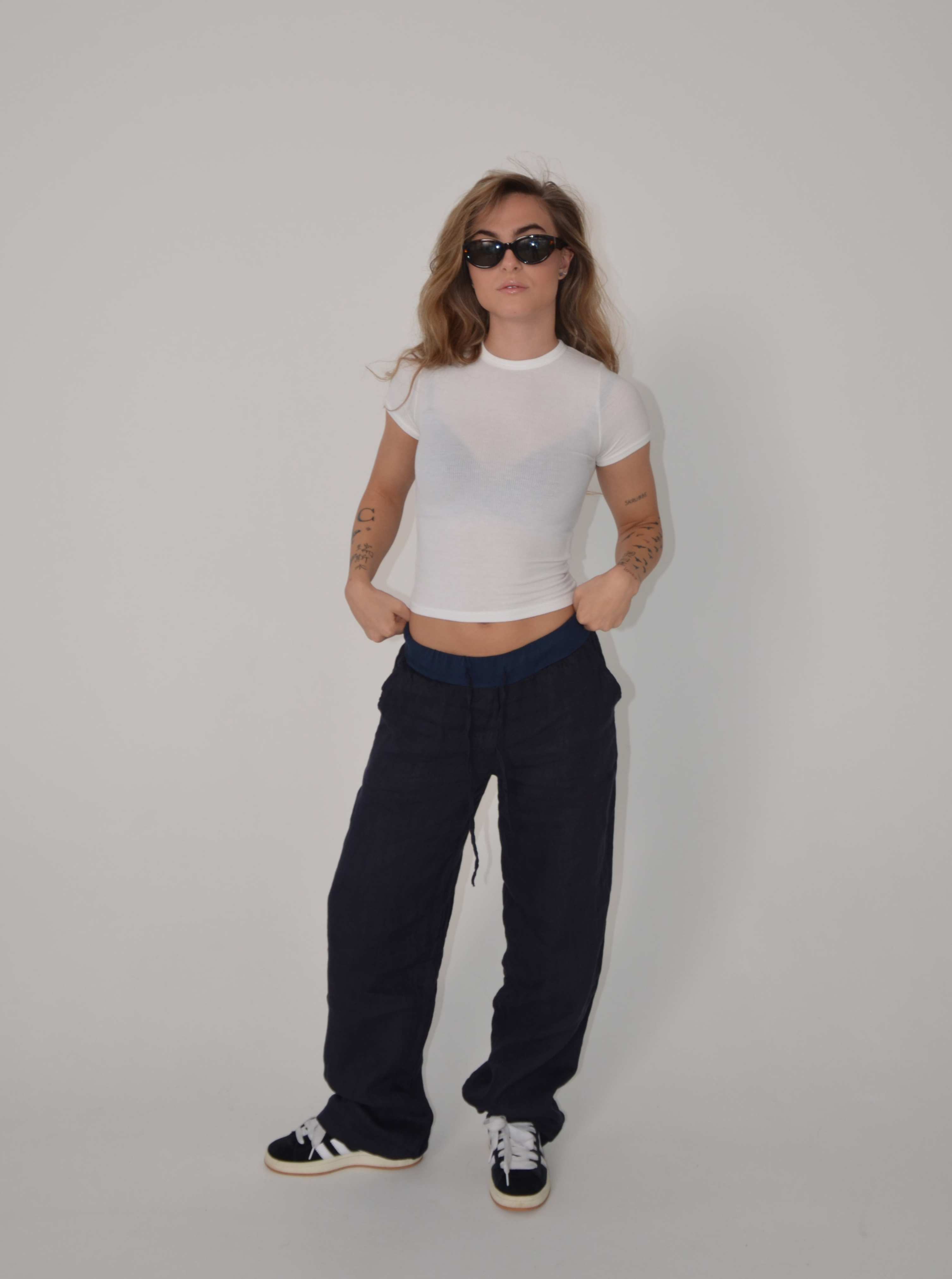 Pantalones de lino - Angela
