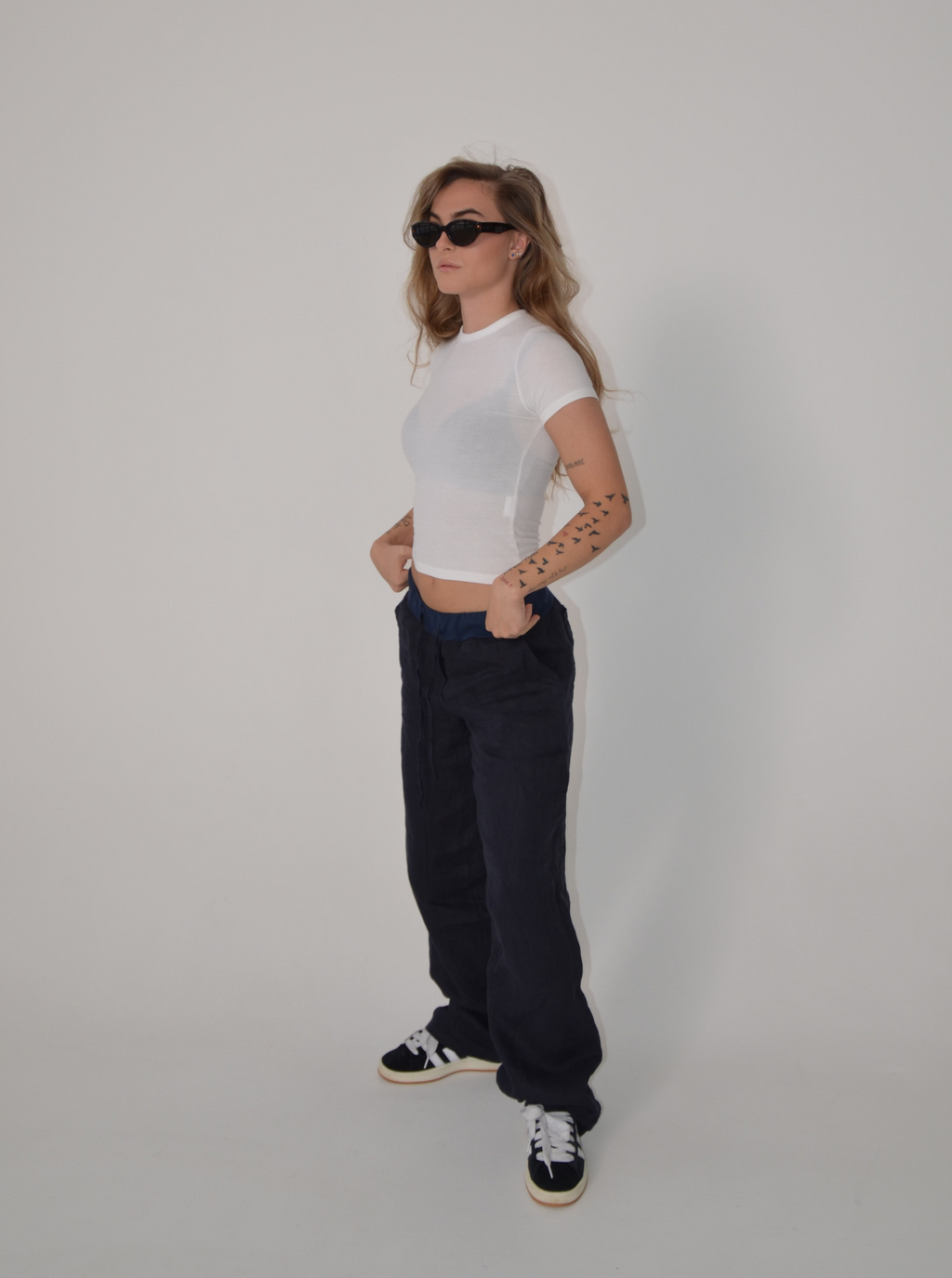 Pantalones de lino - Angela