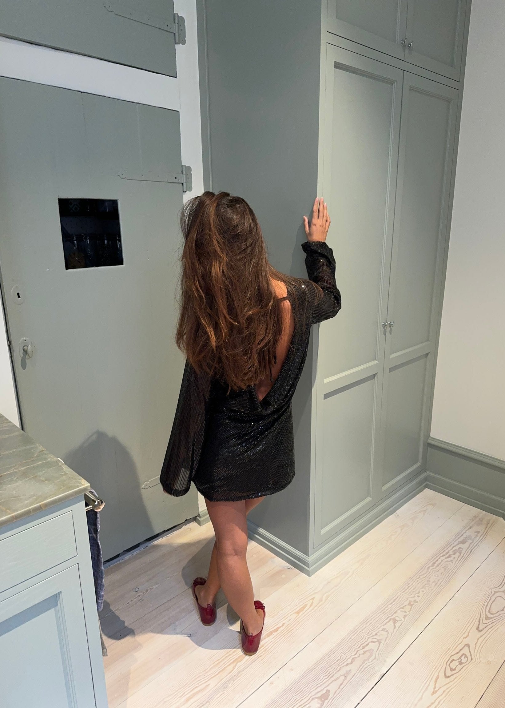 Vestido de lentejuela (talla pequeña) - Agustina