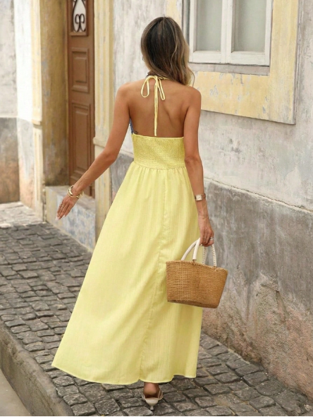 Vestido con escote V - Andrea