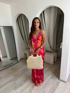 Vestido elegante de color - Carla