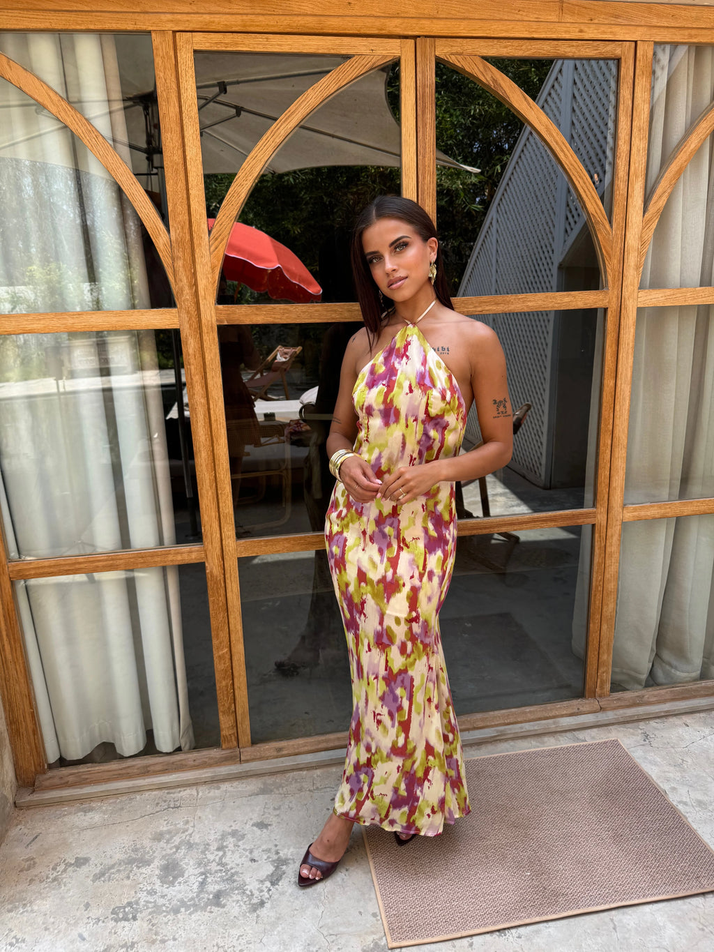 Vestido halter - Iris
