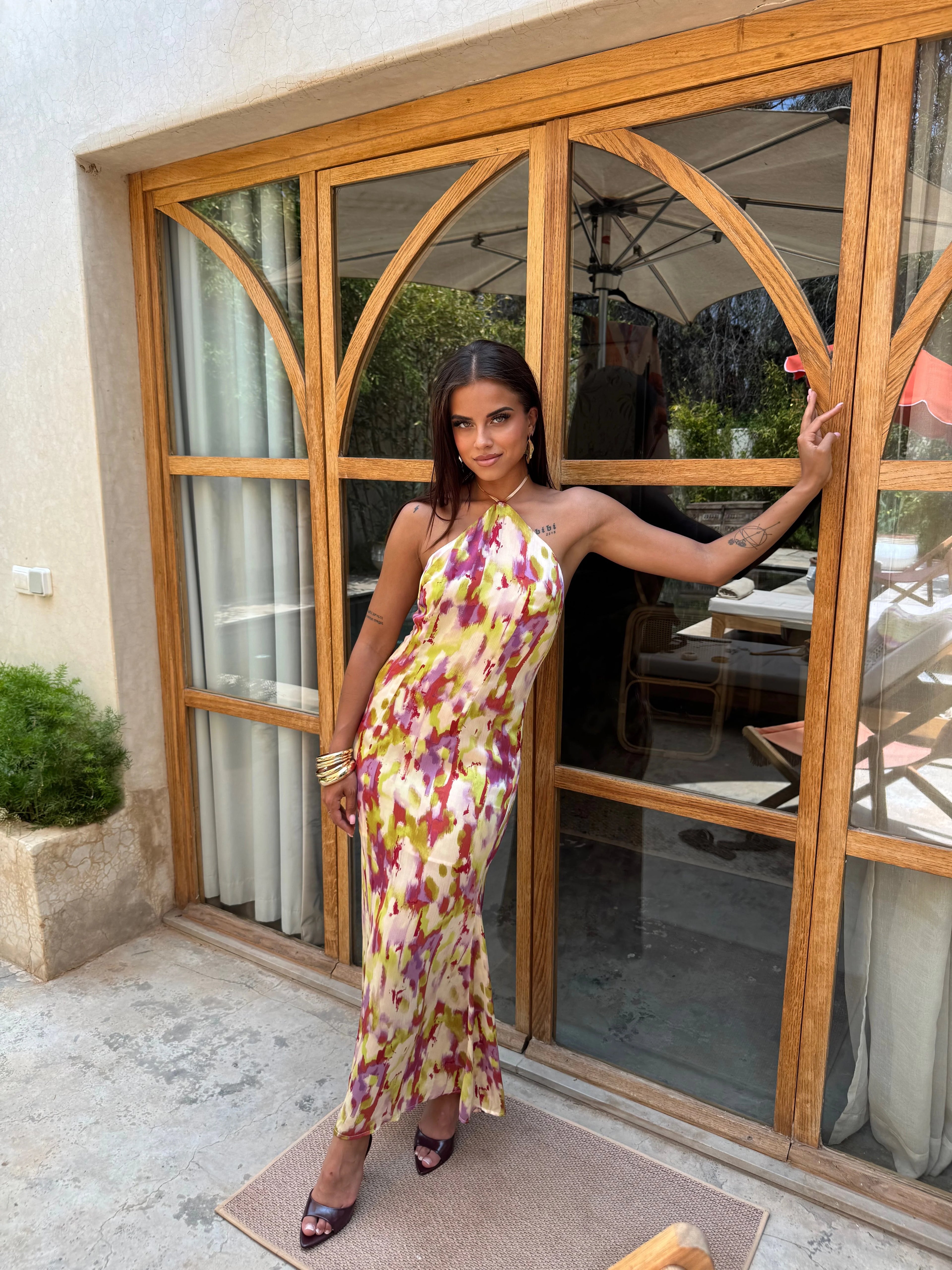 Vestido halter - Iris