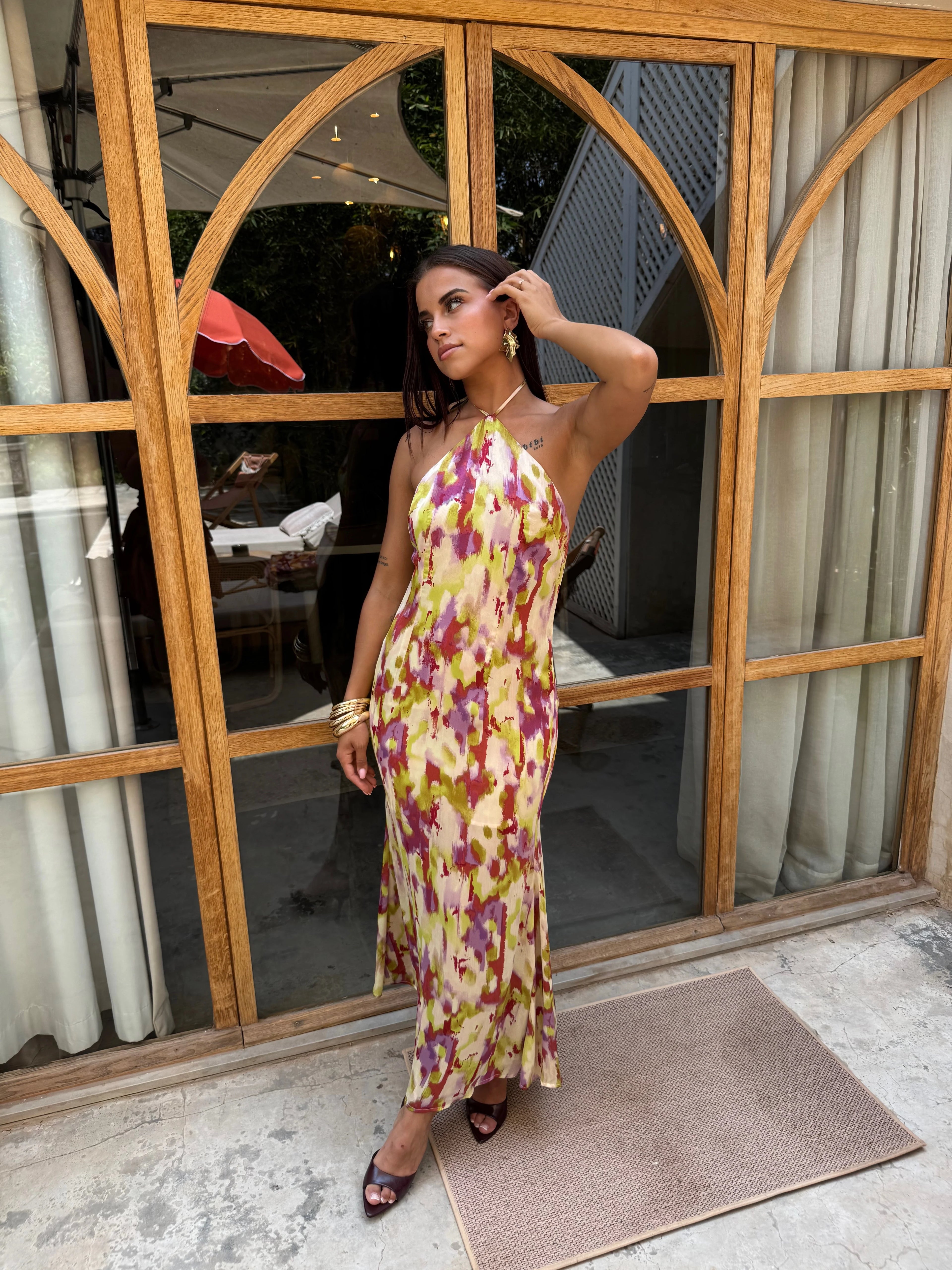 Vestido halter - Iris
