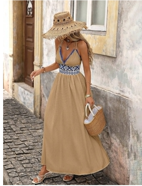 Vestido con escote V - Andrea