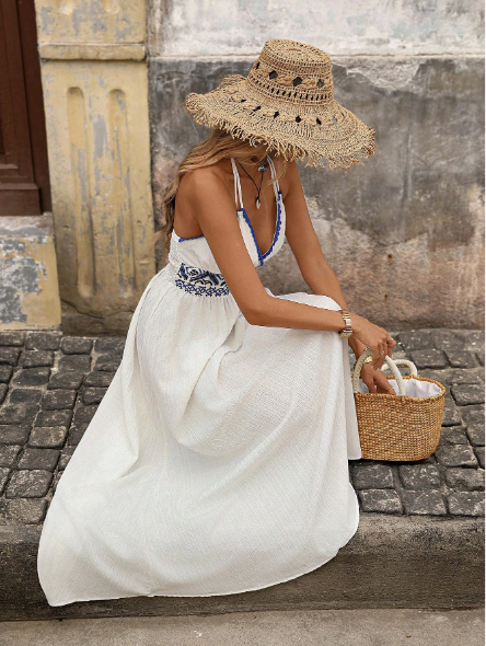 Vestido con escote V - Andrea
