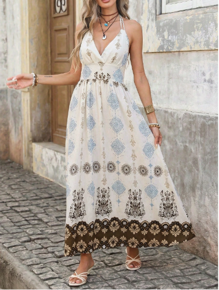 Vestido con escote V - Andrea