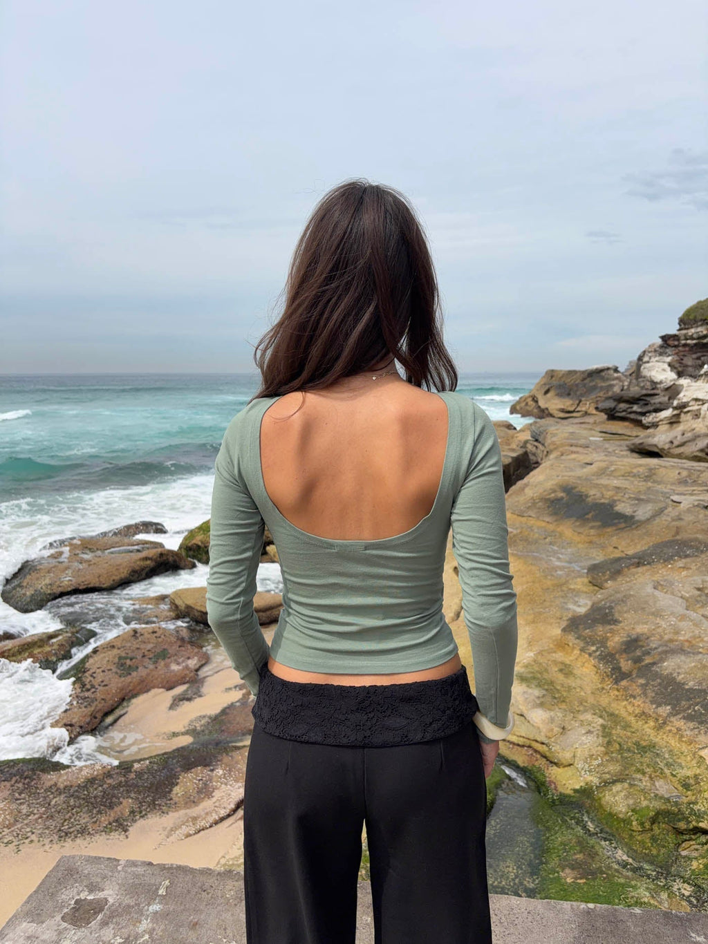 Blusa con espalda abierta - Olga