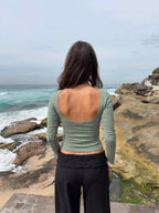 Blusa con espalda abierta - Olga