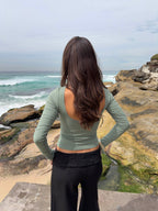 Blusa con espalda abierta - Olga