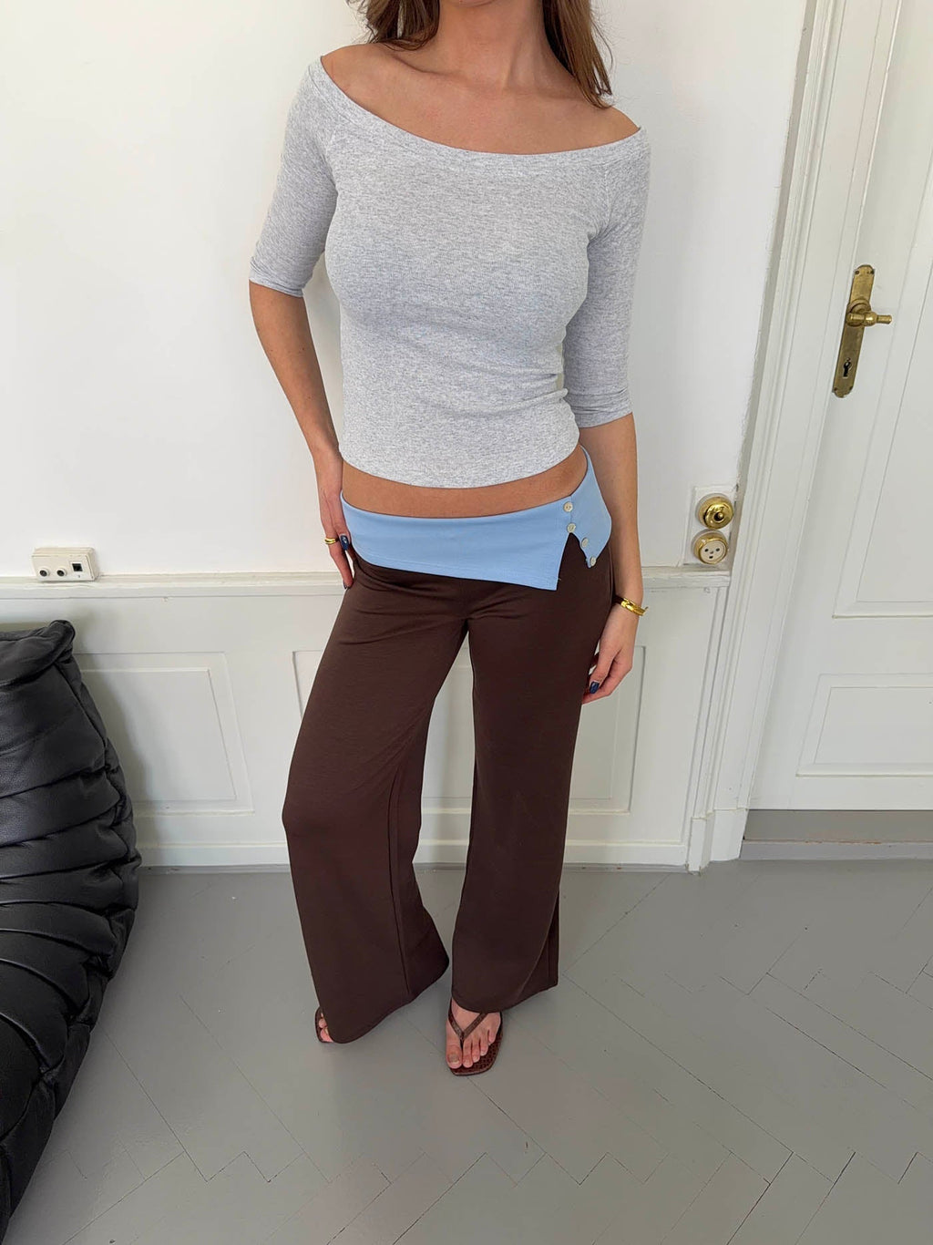 Pantalones con vuelta - Claudia