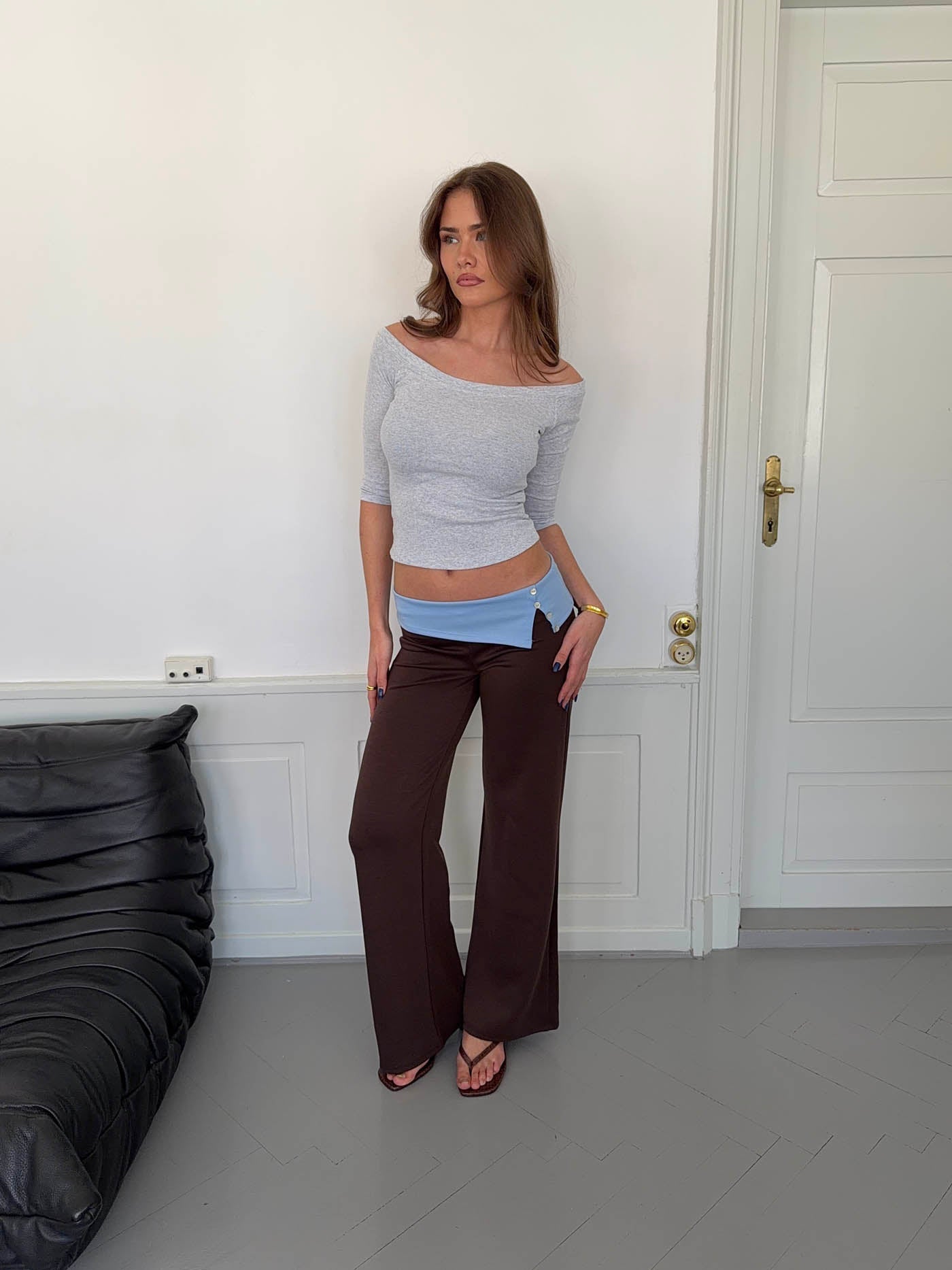 Pantalones con vuelta - Claudia