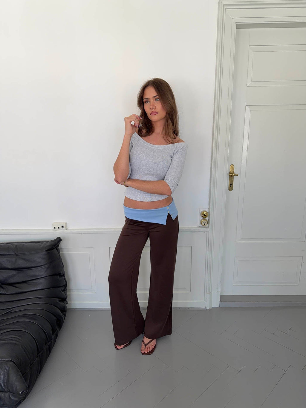 Pantalones con vuelta - Claudia