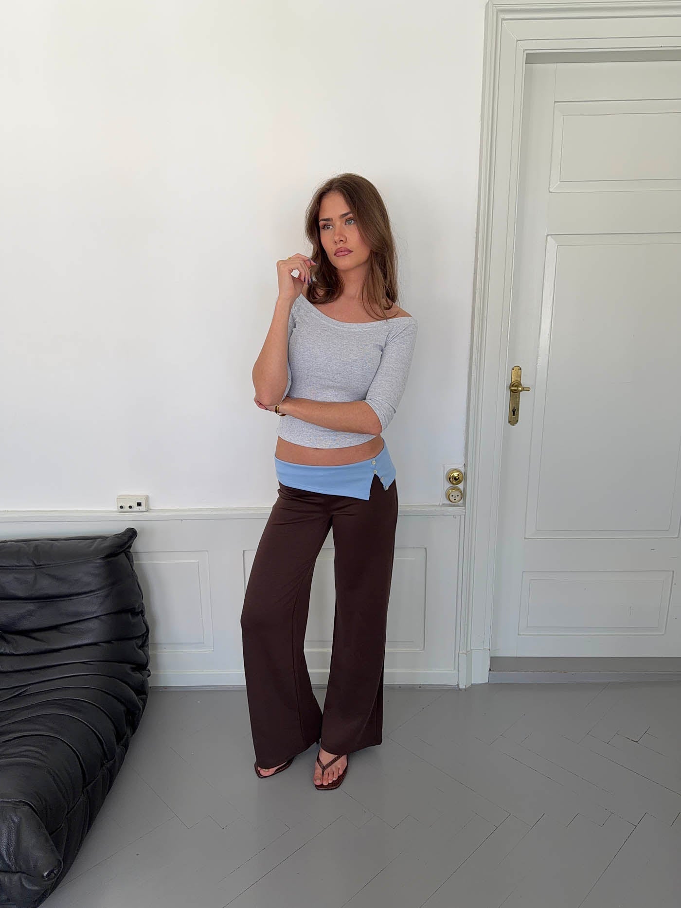 Pantalones con vuelta - Claudia