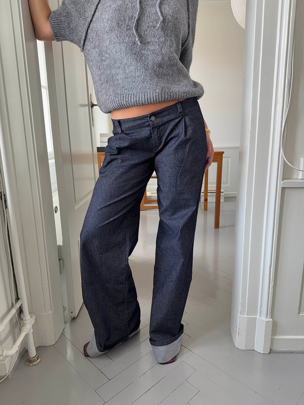 Pantalones vaqueros con doblado - Casandra