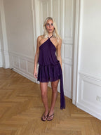 Vestido con el cuello halter - Cayetana