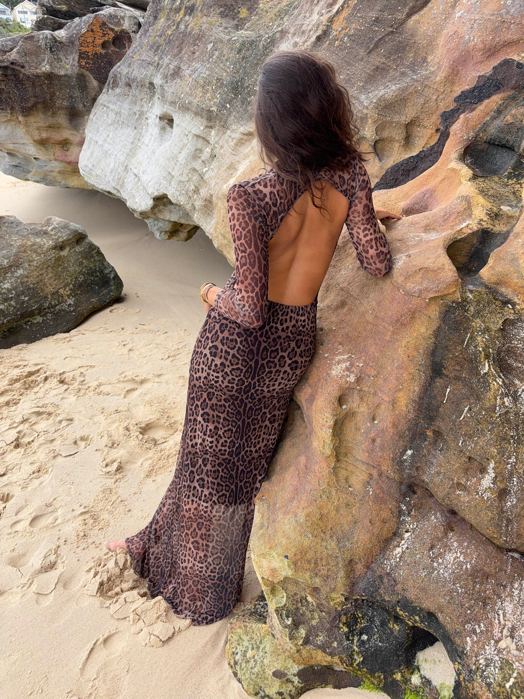 Vestido de verano leopardo - Lorena