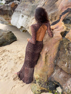 Vestido de verano leopardo - Lorena