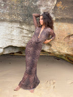 Vestido de verano leopardo - Lorena
