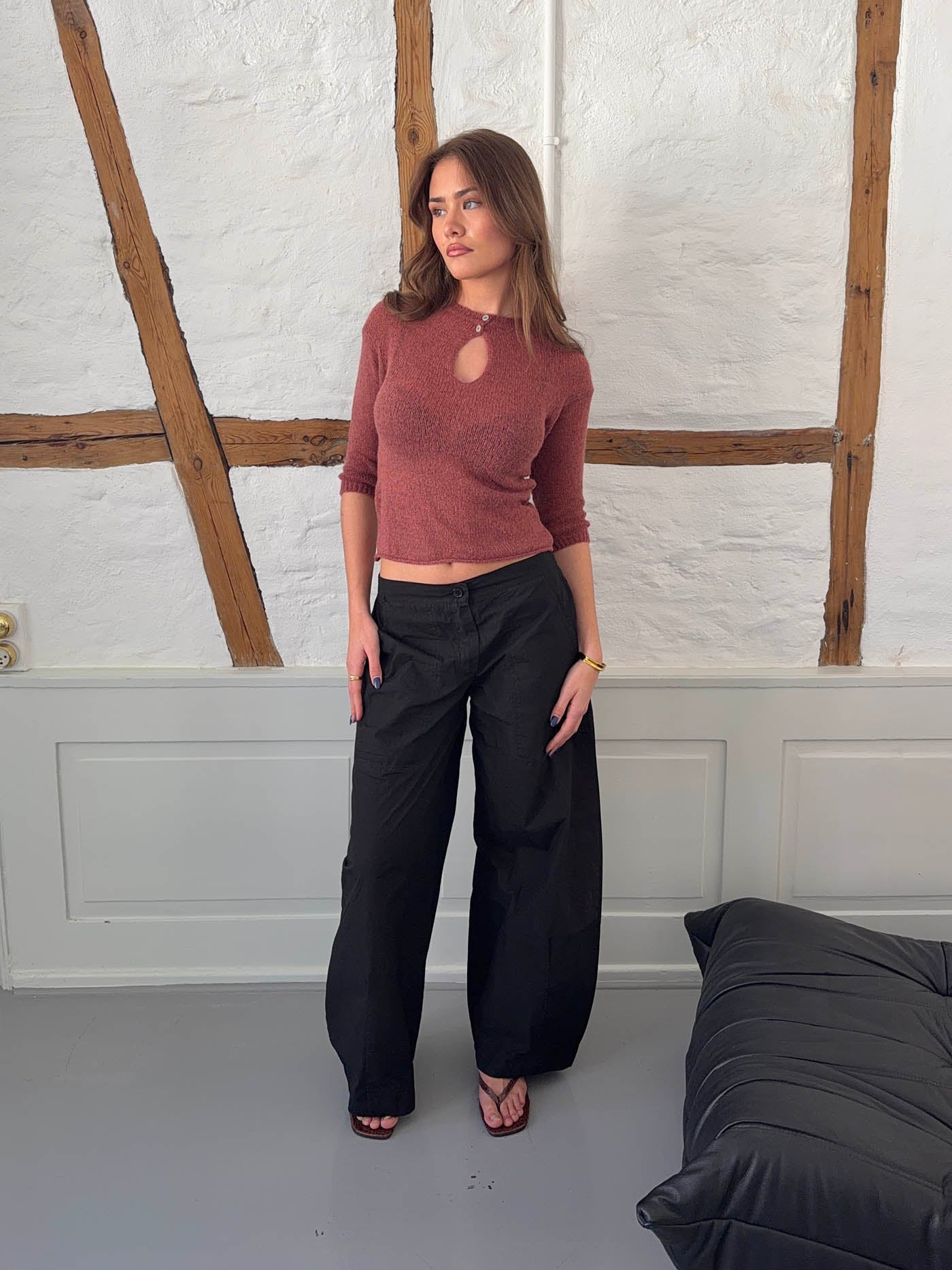 Blusa abierta - Rosa