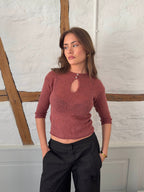 Blusa abierta - Rosa