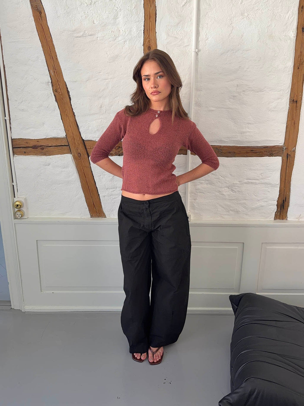 Blusa abierta - Rosa