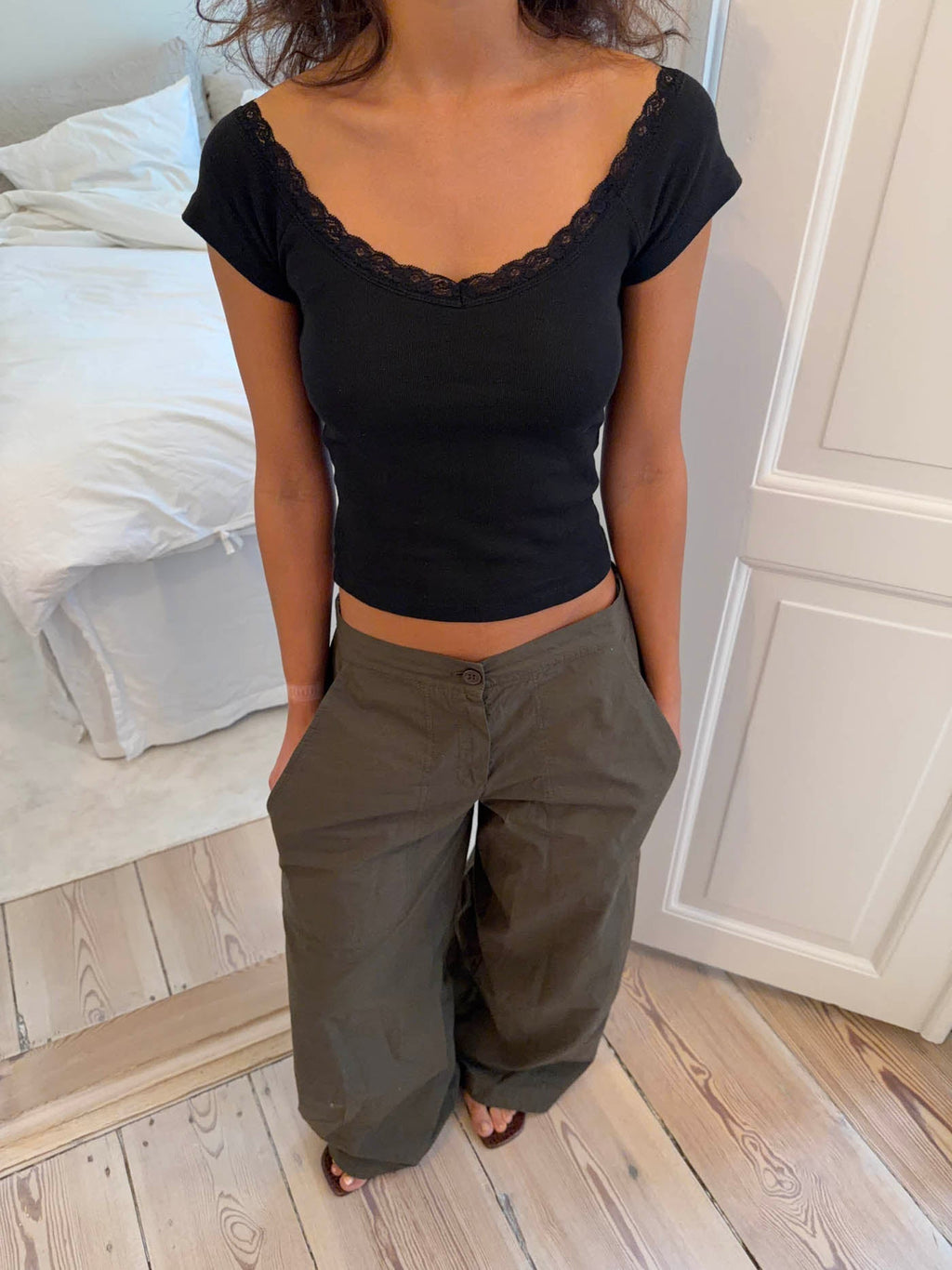 Camiseta con cuello abierto - Miriam